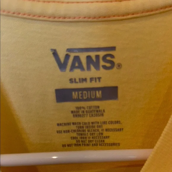 Vans Yellow Graphic T-Shirt - Picture 3 of 3
